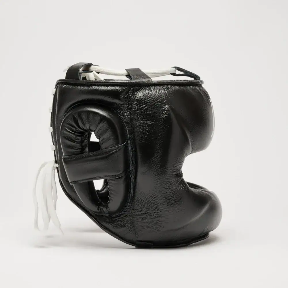 leone csb02 nerone classico hoofdbeschermer zwart zijkant