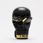 leone gp144 dna mma handschoenen zwart achterkant