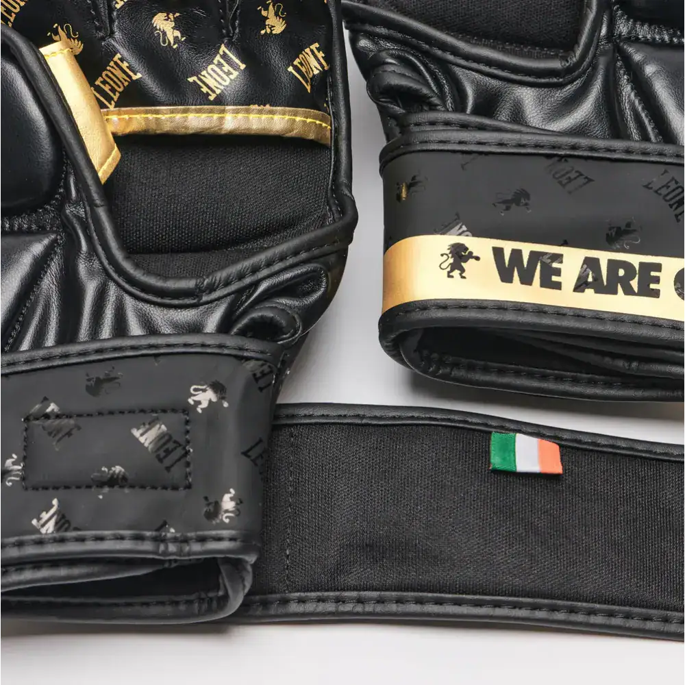 leone gp144 dna mma handschoenen zwart band logo