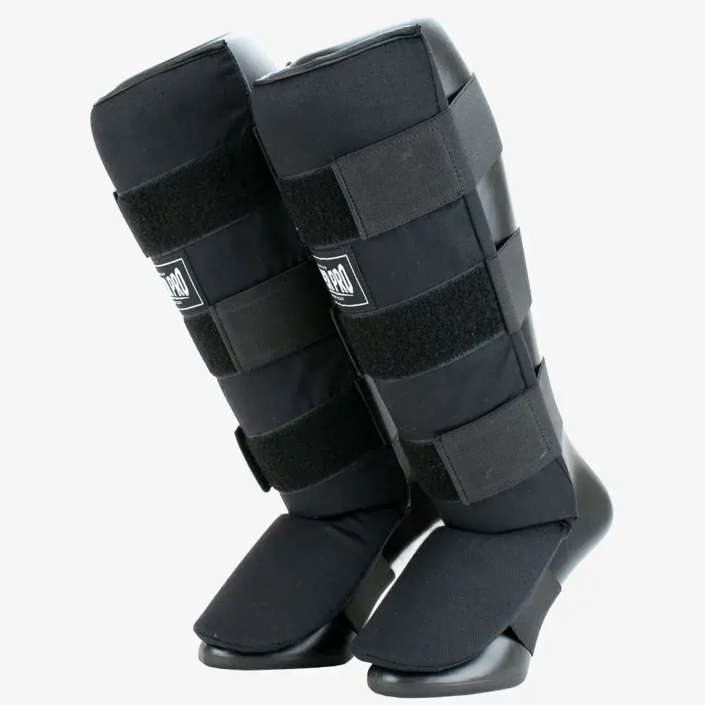 super pro combat gear savior scheenbeschermers zwart hoofdfoto